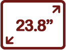 23 polegadas